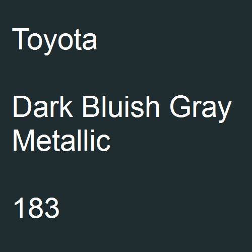 Toyota, Dark Bluish Gray Metallic, 183.